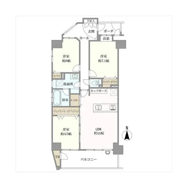 レスタージュ西陣 間取図