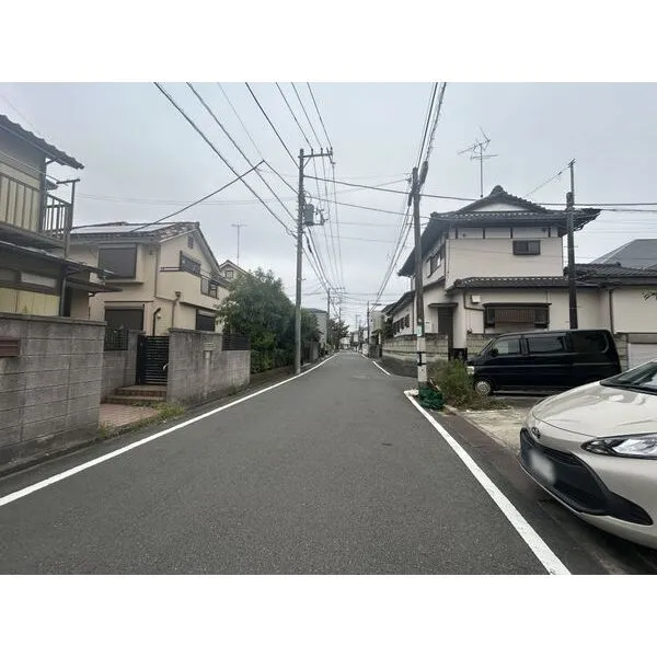 横浜市港北区大曽根2丁目 前面道路 ※西側から撮影