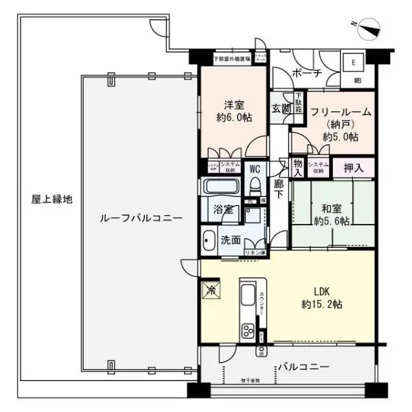 エルヴェール神戸本山アーバンライフ 間取図