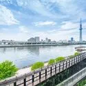 サンクレイドル浅草３ バルコニー南東側の眺望（眺望は永続的に保証されるものではございません）