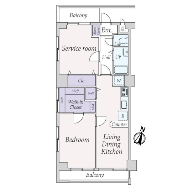 ダイアパレス二番町 間取図