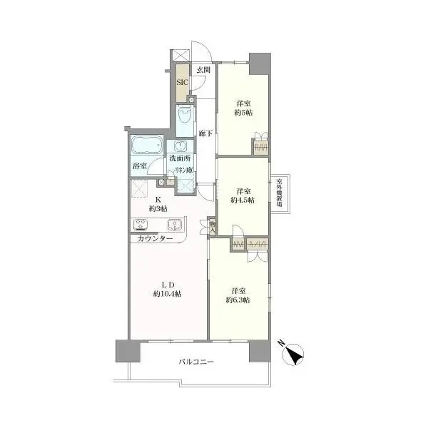 センチュリー清瀬 間取図