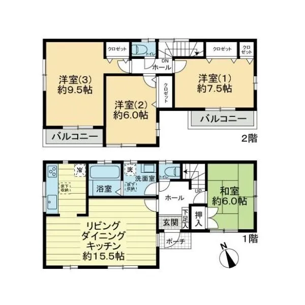 町田市山崎１丁目 間取図