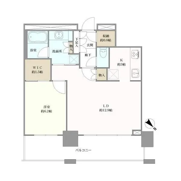 ザ・クレストタワー 間取図