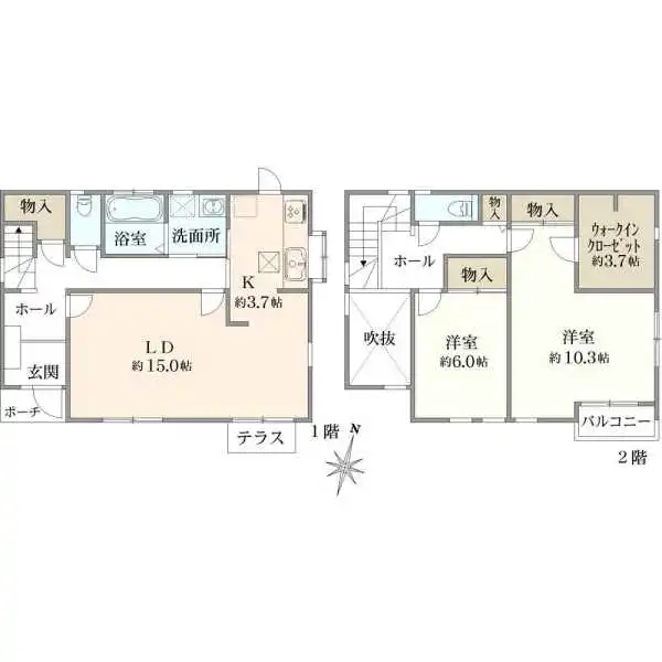 国分寺市西町３丁目 間取図