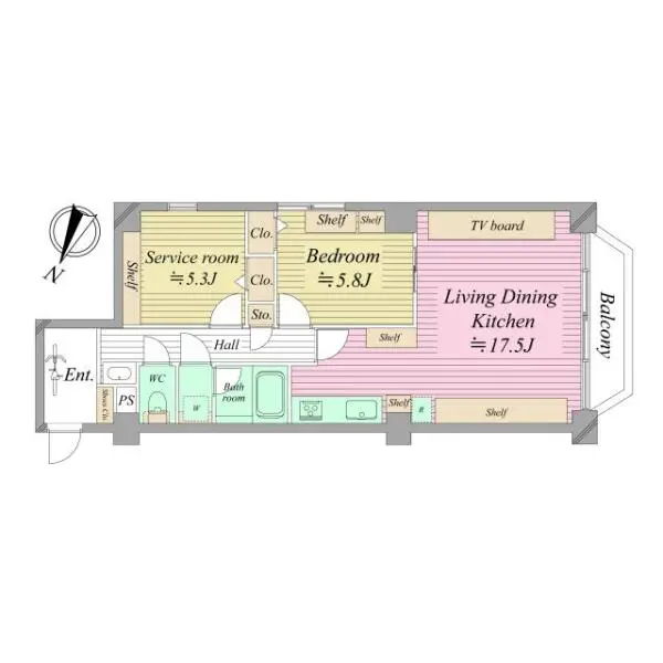 本郷春日マンション 間取図