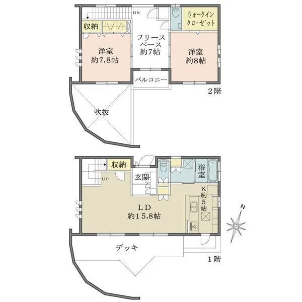 船橋市本中山１丁目 間取図