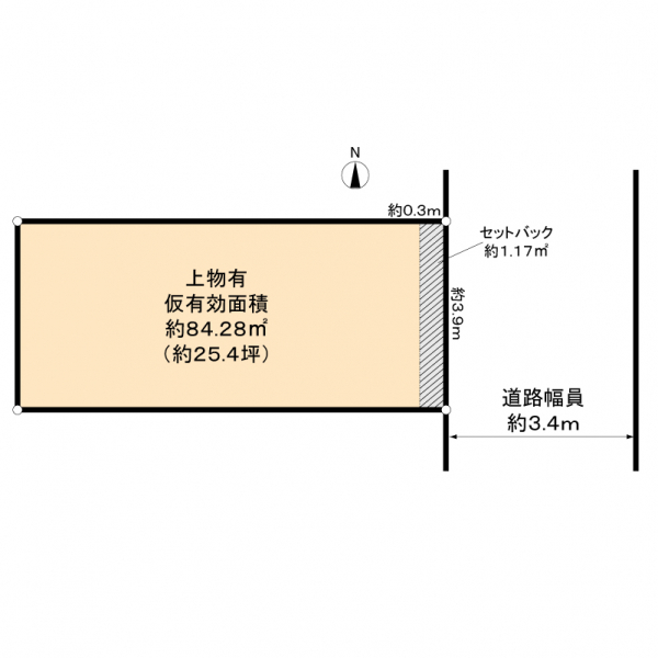 大阪市阿倍野区王子町１丁目 間取図