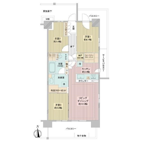 パークビレッジ南町田 間取図