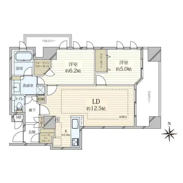 サンクタス本郷元町 間取図
