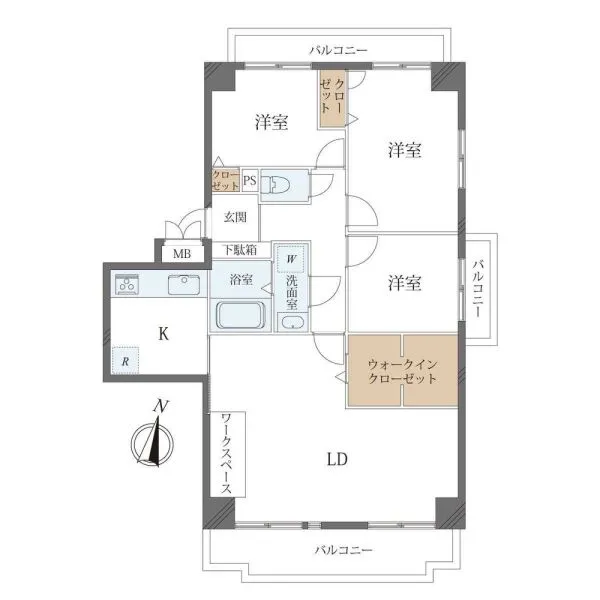 グランドメゾン喜多山 間取図