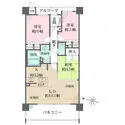 藤和三条山ノ内ホームズ 間取図