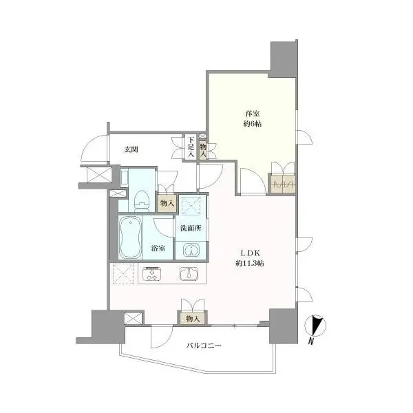 パークハウス本郷三丁目アーバンス 間取図