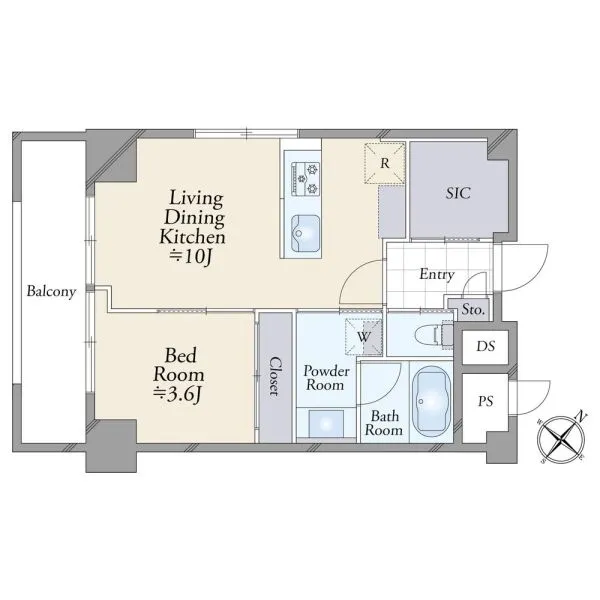 朝日中目黒マンション 間取図