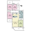 ライオンズマンション小岩プラザ 間取図