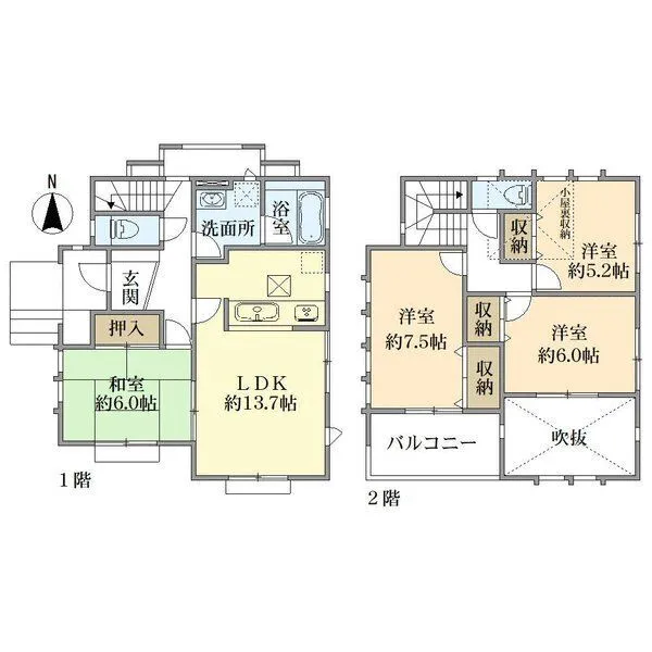 世田谷区祖師谷６丁目 間取図