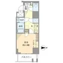 レジュールアッシュ梅田アクシア 間取図