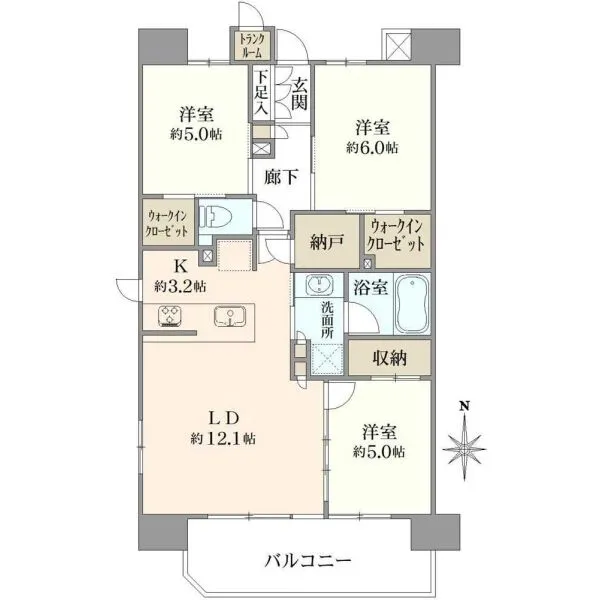 クレアホームズ新小岩親水公園 間取図