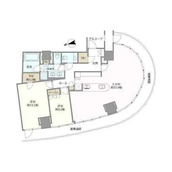 パークコート青山ザタワー 間取図
