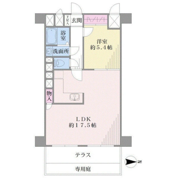 ニックハイム新丸子 間取図