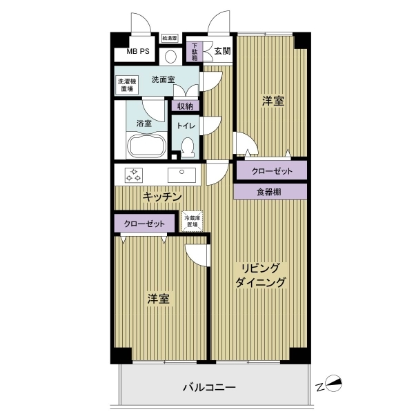 東大島ハイライズ 間取図