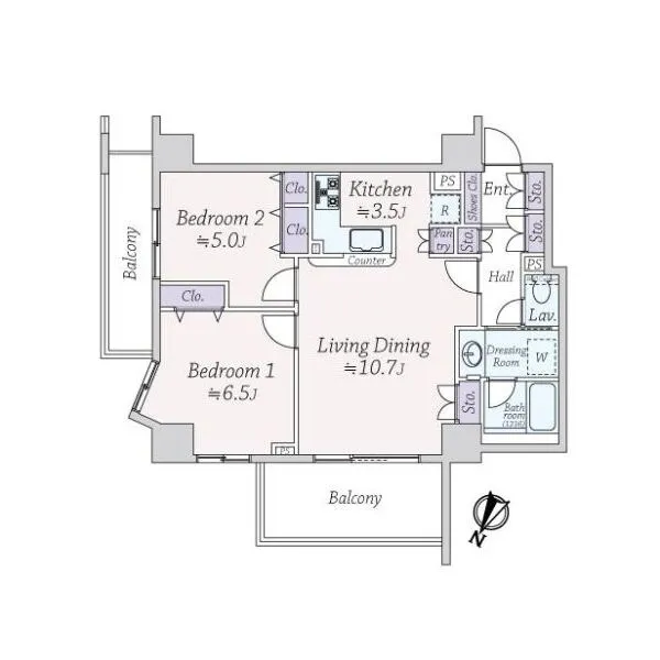 ヒルハイツ文京・春日 間取図