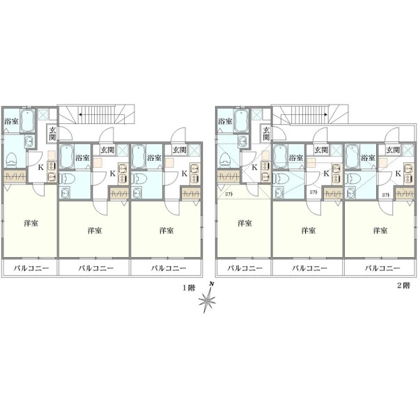 ｃｌａｓｓｙ川崎中原 間取図