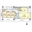 レスタージュ御池高瀬川 間取図