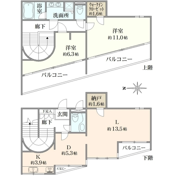 アピカ成城Ｖ 間取図