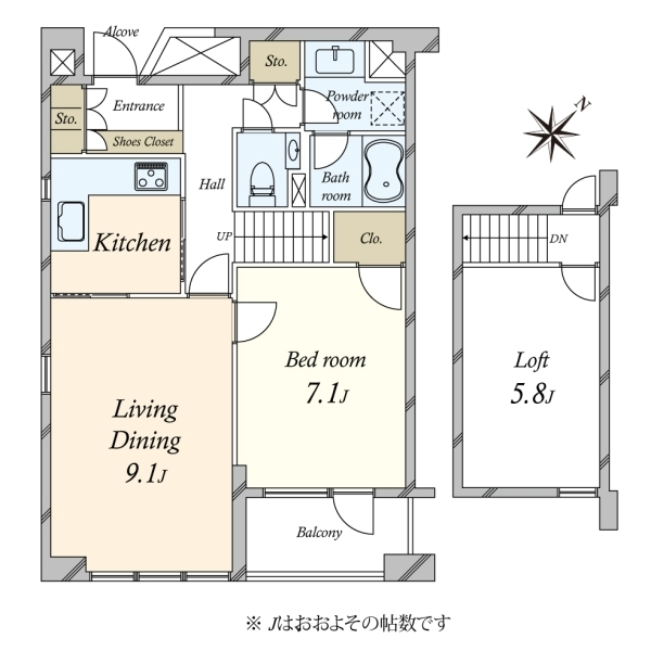 グランドメゾン目黒南 間取図