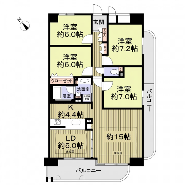 ラドーニ則武　天空の館 間取図