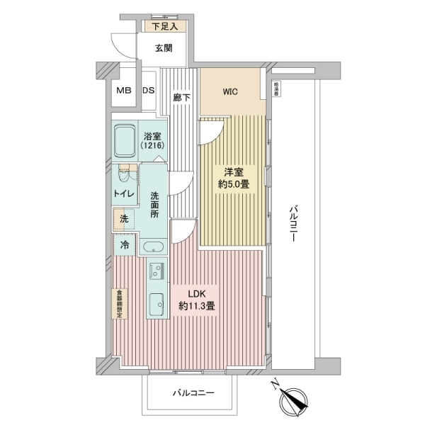マンション目黒苑 間取図