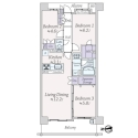 リビオ新蒲田 間取図