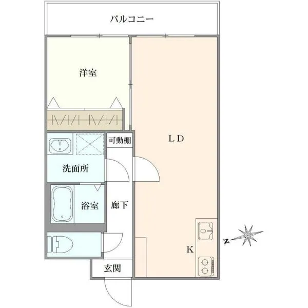 パラスト中野本町 間取図