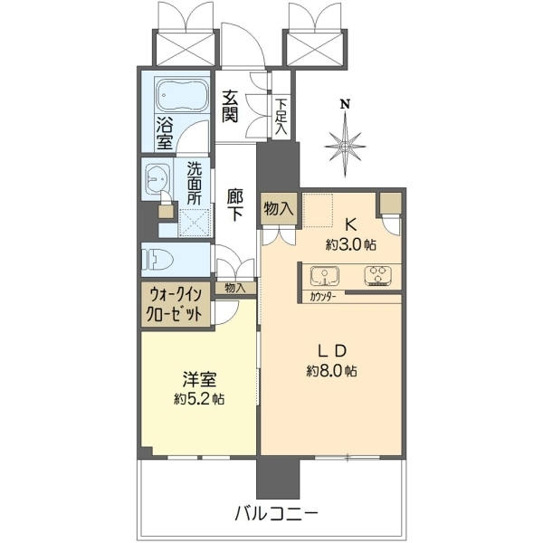 北浜ミッドタワー 間取図