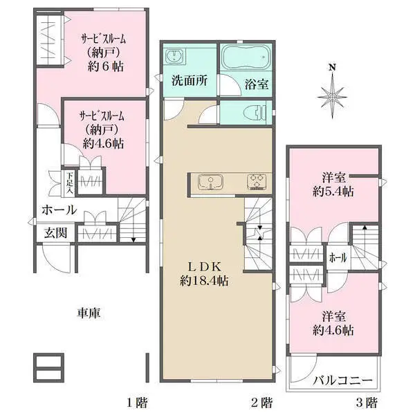 中野区丸山１丁目 間取図