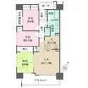 コスモ日暮里シティフォルム 間取図