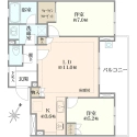 プラウド代々木初台 間取図