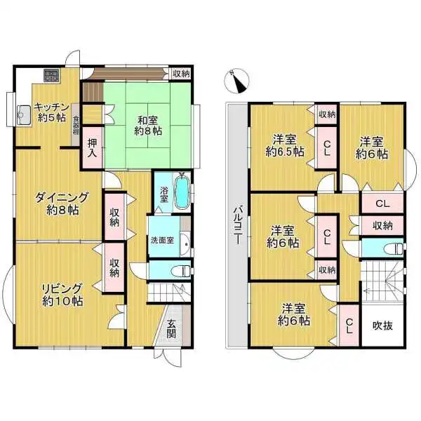 草津市追分２丁目 間取図
