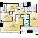 ローレルタワーサンクタス梅田 間取図