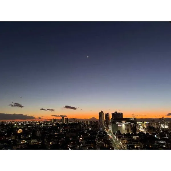 ブランシエラ浦和 眺望:夜には街の灯りが広がる眺望をご覧いただけます
