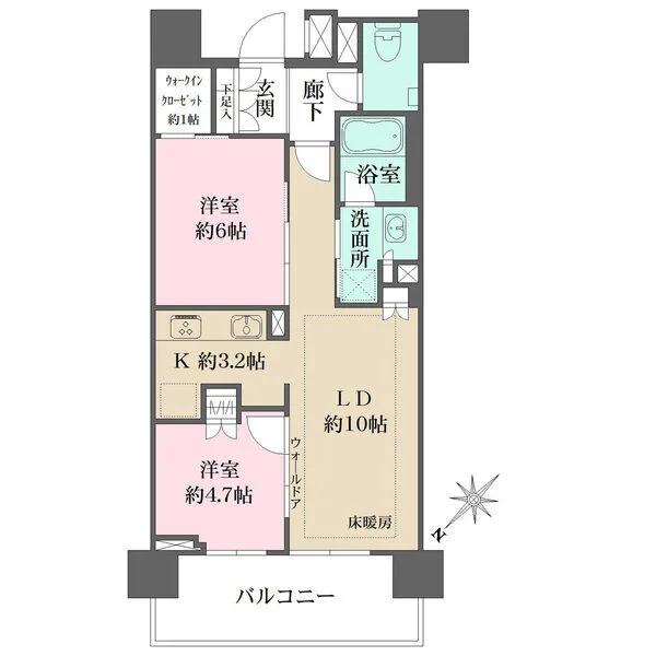 ザ・パークハウス曳舟 間取図