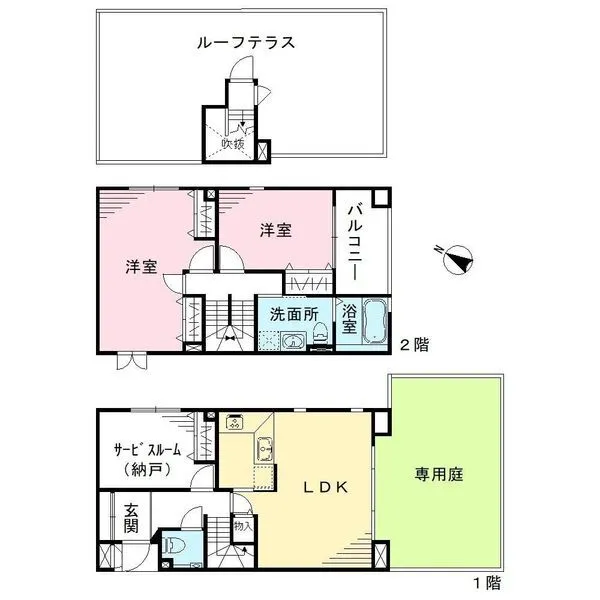 セボンモードグランデ田園調布 間取図