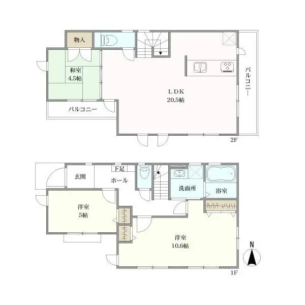 練馬区南大泉１丁目 間取図