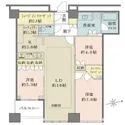 ザ・センター東京 室内リフォーム実施済み住戸です。