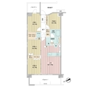 メイツ新川崎 間取図