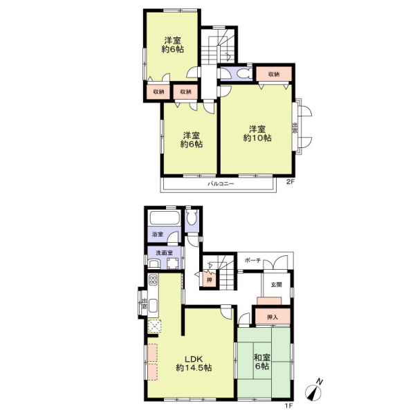 さいたま市南区四谷１丁目 間取図