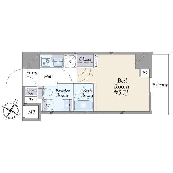クレヴィスタ横浜関内 間取図
