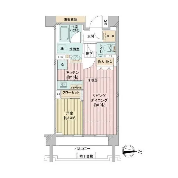 ブランシエラおとめ山公園 間取図