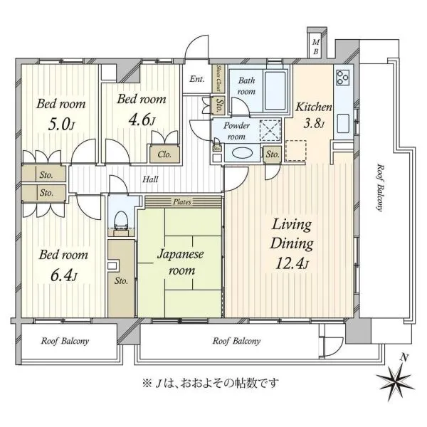 藤和本郷壱岐坂ホームズ 間取図